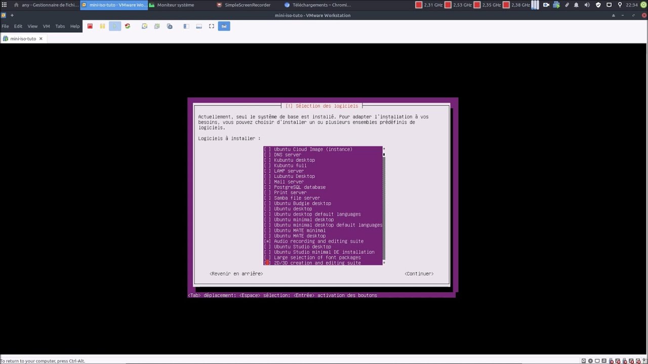 👉 Ubuntu Network Installer 👍▶ Outil Tasksel 👊