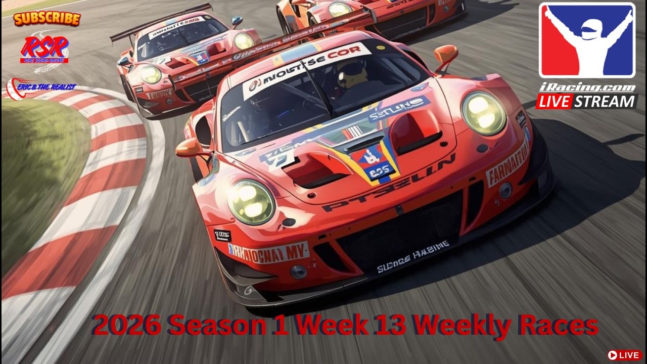 iRacing l Weekly Races 2026 Season 1 Week 13 Pcup At Spa