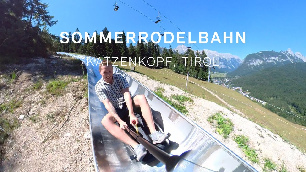 Erste Fahrt mit der neuen Sommerrodelbahn in Tirol | Katzenkopf Leutasch | Tirols Hochplateau 