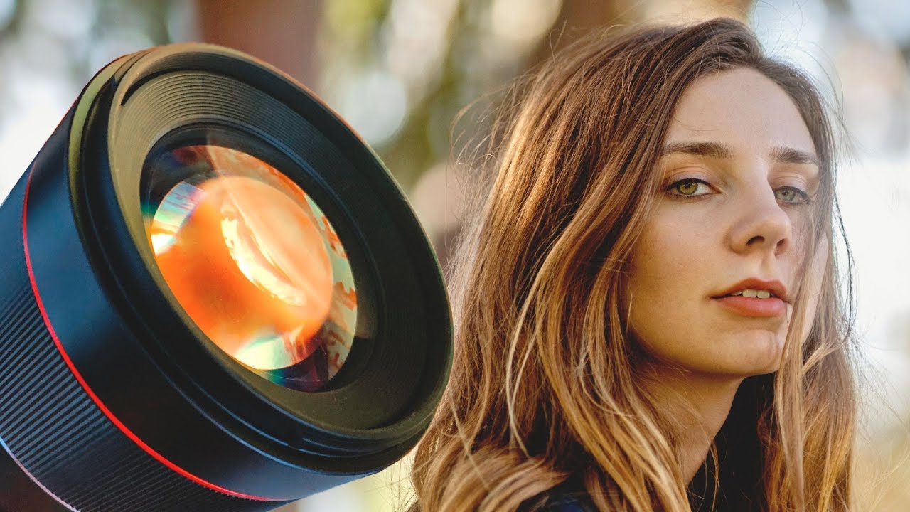 Samyang 85mm f1.4 FE Portrait Photoshoot behind the scenes