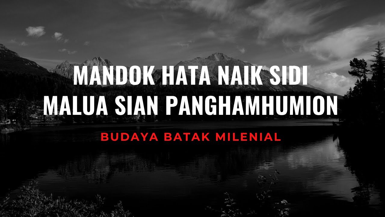 MANDOK HATA NAIK SIDI / MANGHATINDANGKON HAPORSEAON