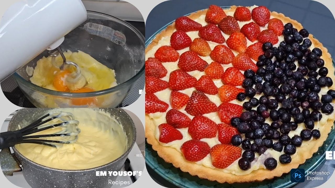 طريقة تحضير التارت و الكريم باتيسير بأسهل طريقة مع أم يوسف | EM YOUSOF'S RECIPES
