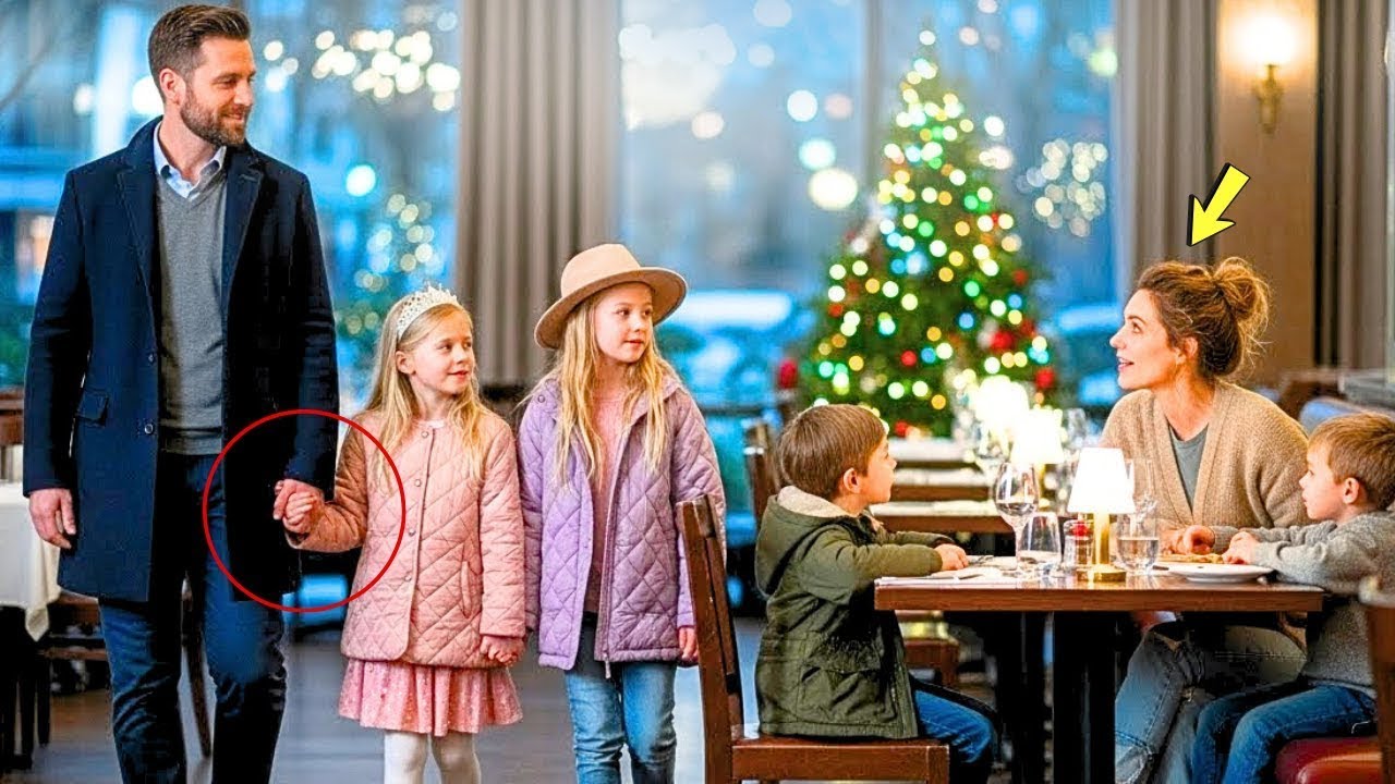 Millionär trifft mit Zwillingen beim Weihnachtsessen alleinerziehende Mutter