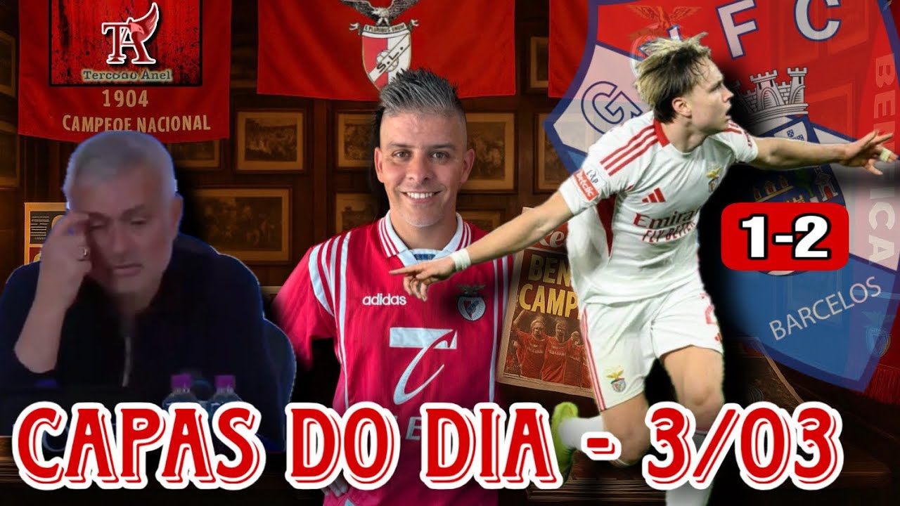 BENFICA-REVISTA IMPRENSA 3 Março GLORIOSO VENCE DUELO COMPLICADO ANTES DO CLÁSSICO DE DOMINGO!! 🦅🔴