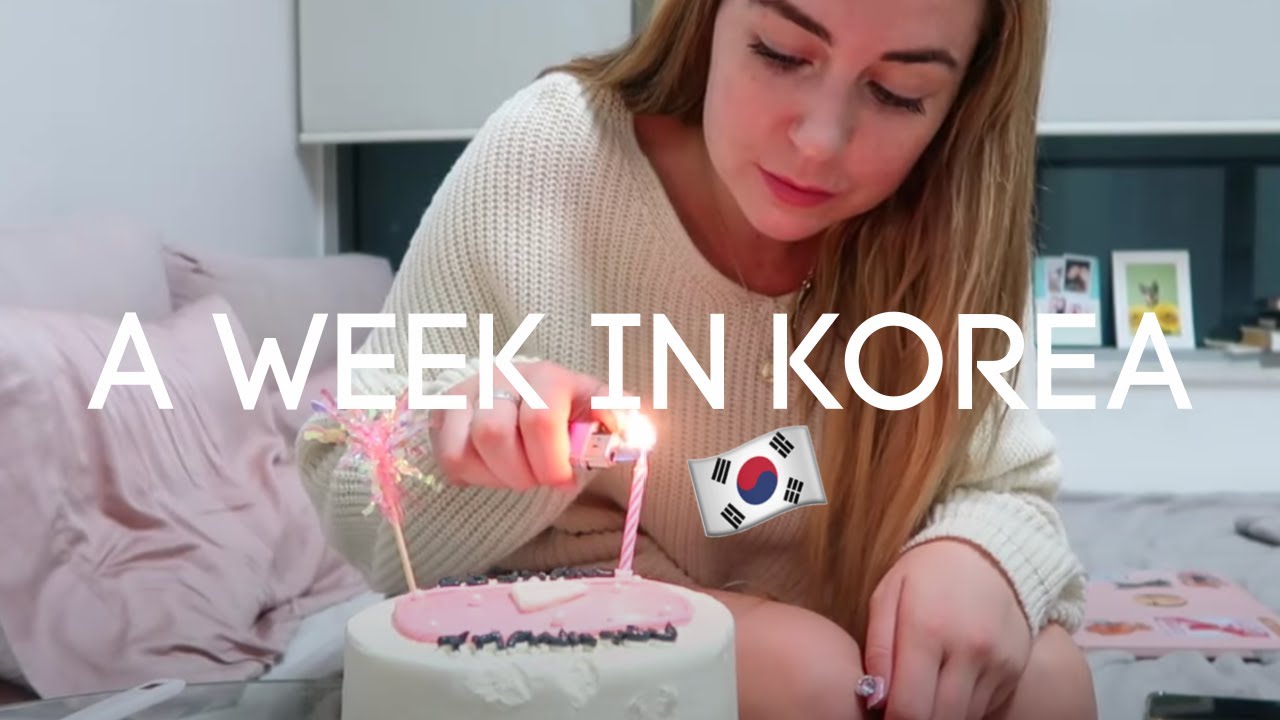 A WEEK IN KOREA 🎂🌇 Exploring Seoul, K-Beauty Haul, Shop With Me