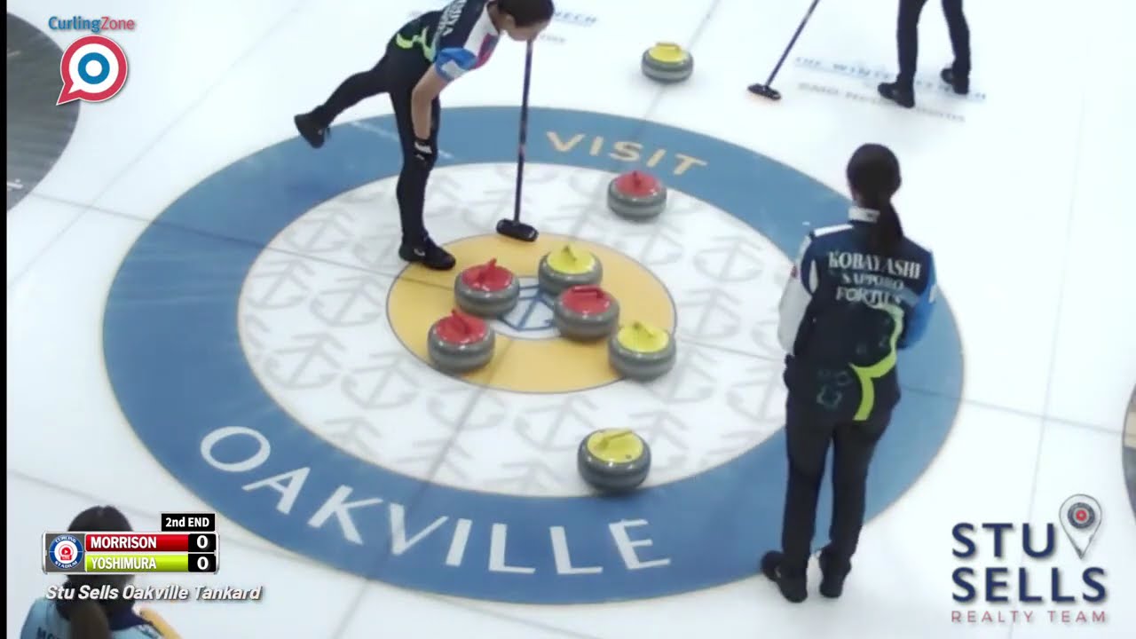 FEATURE  Sayaka Yoshimura vs  Rebecca Morrison   Draw 1   Stu Sells Oakville Tankard XCM