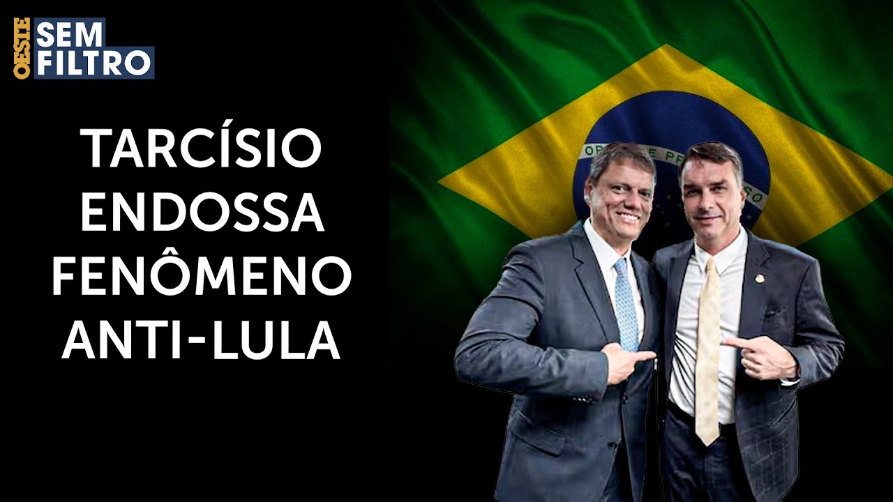 ELEIÇÕES 2026: Tarcísio declara apoio à candidatura de Flávio Bolsonaro