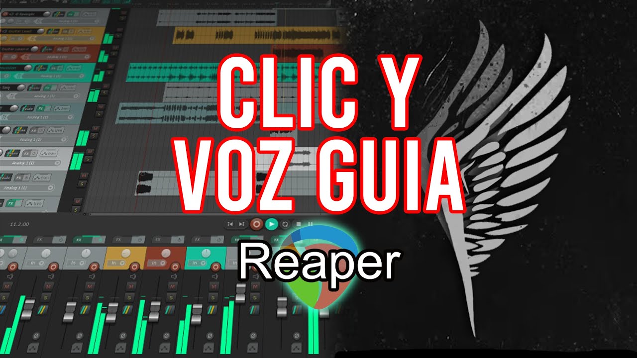 Haciendo Clic y Voz Guía Para Secuencias en Reaper