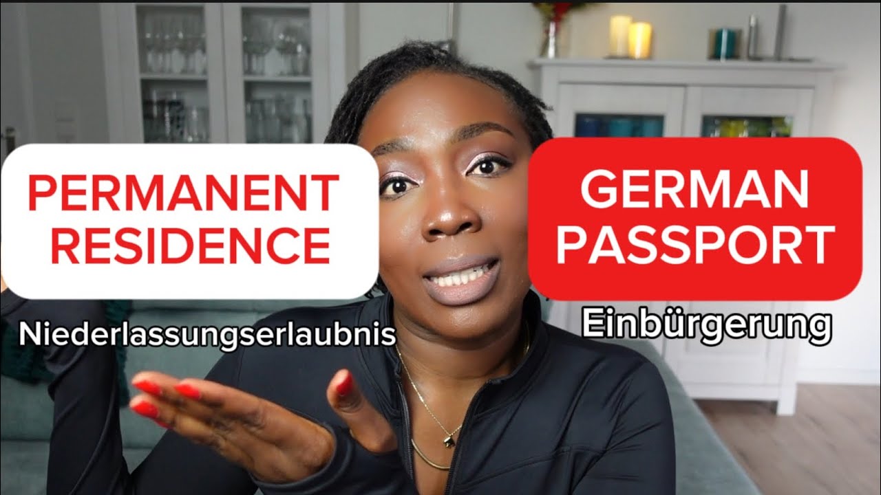 GERMAN PASSPORT OR PERMANENT RESIDENCE