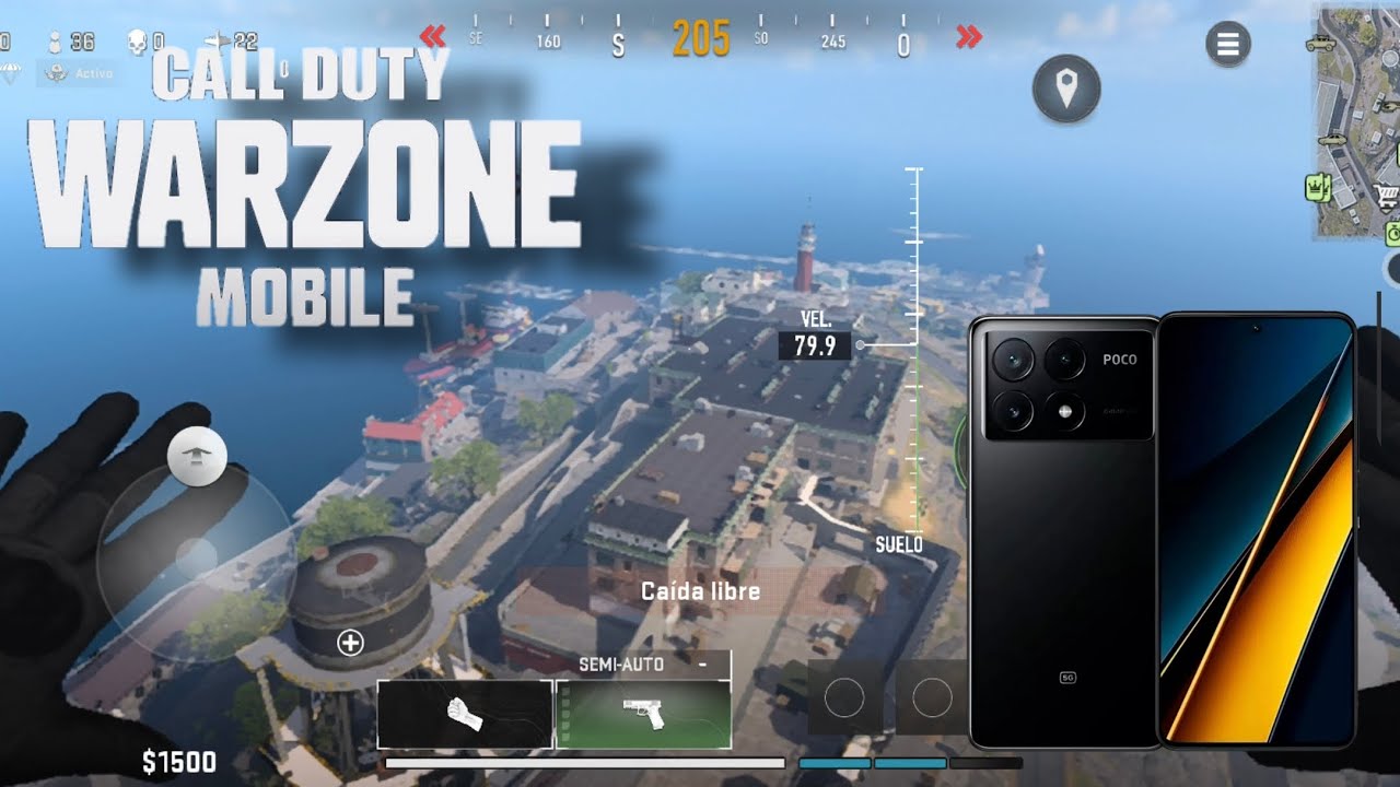 ASI ES WARZONE MOBILE EN EL POCO X6 Pro | 12GB RAM/512 ROM