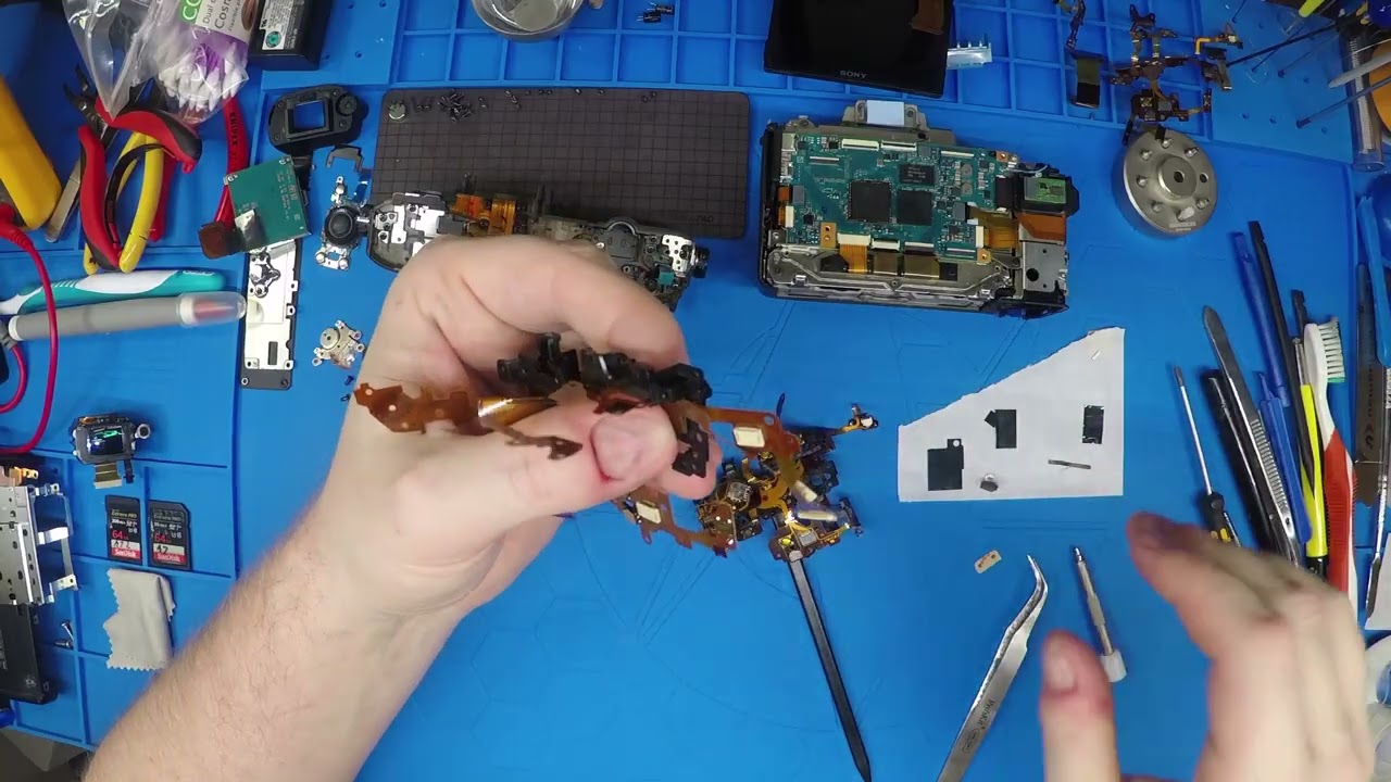 Sony A7RII top ribbon replacement pt2