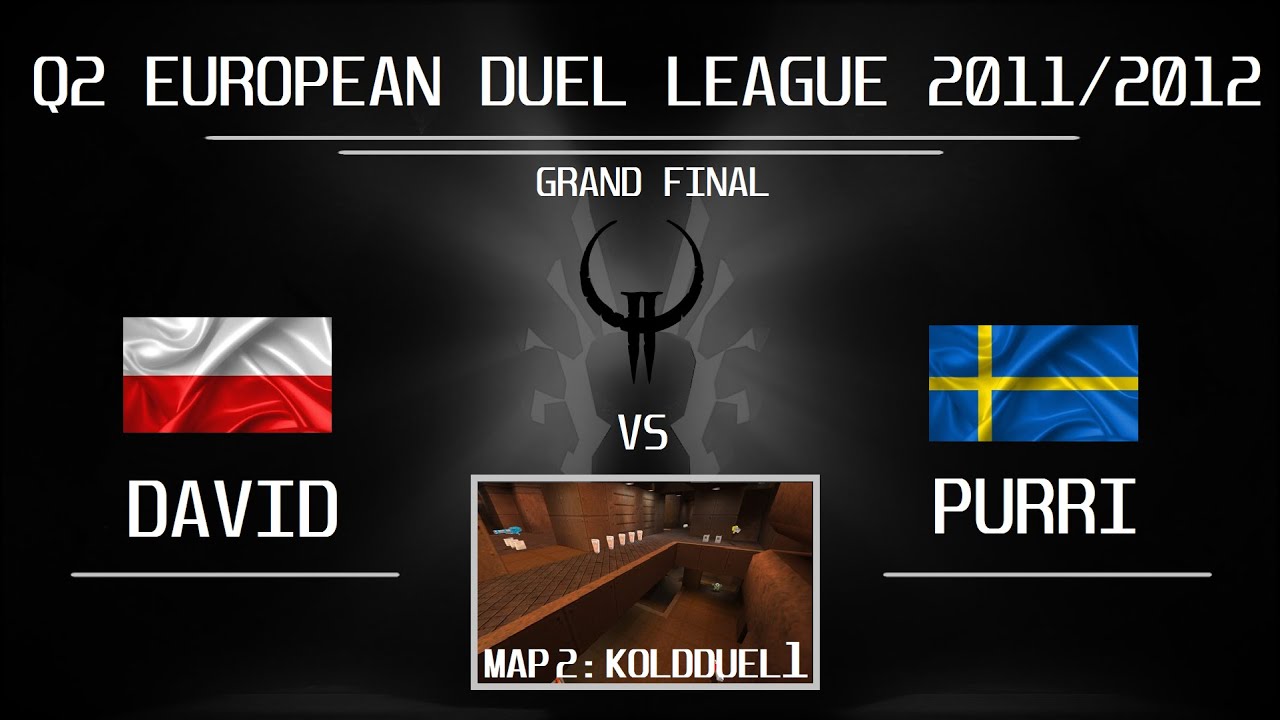 QUAKE 2 |  EDL #10 GRAND FINAL | David vs PURRI - 2nd map koldduel1