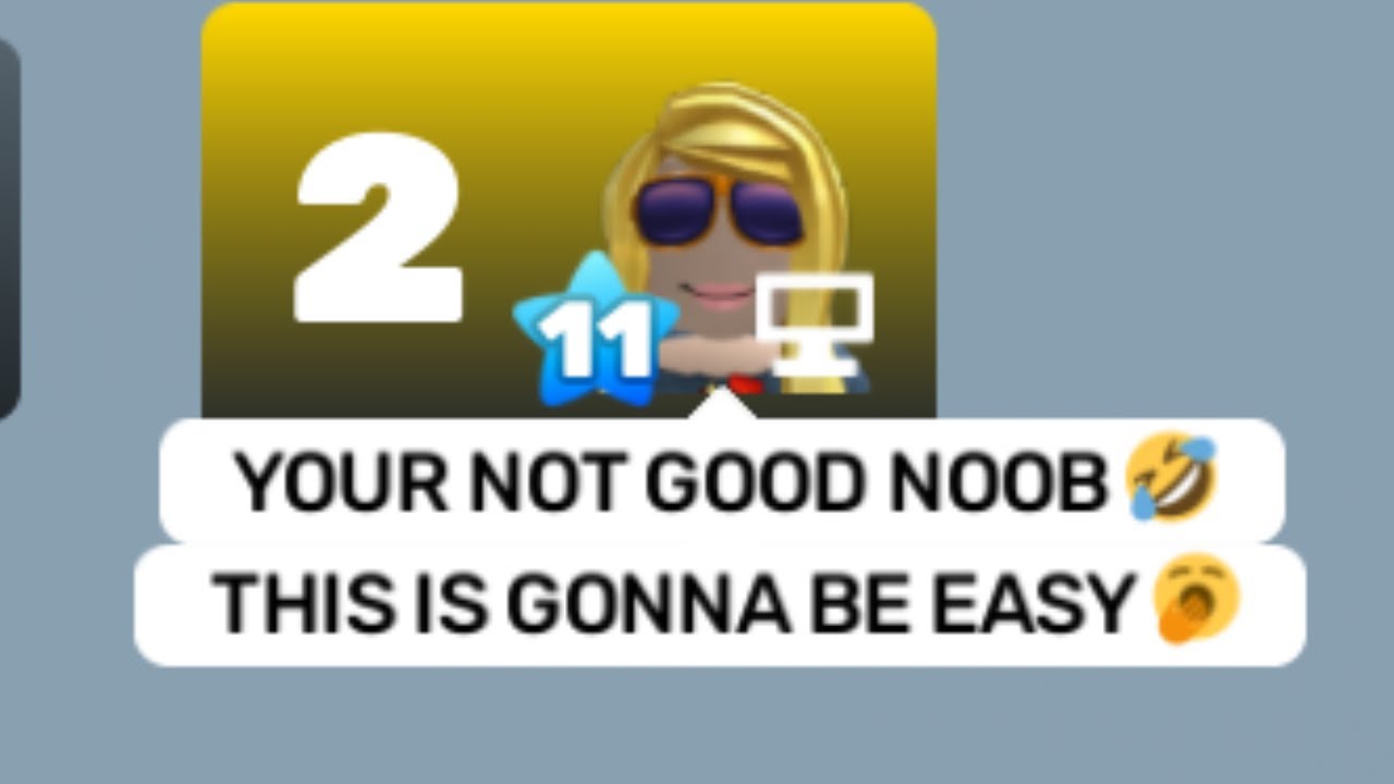 When your opponent says he is going to 