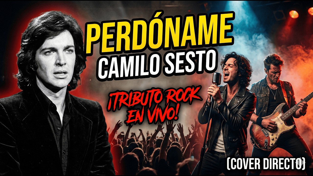 🔥 Camilo Sesto - Perdóname (VERSIÓN ROCK EN VIVO) | Cover Tributo