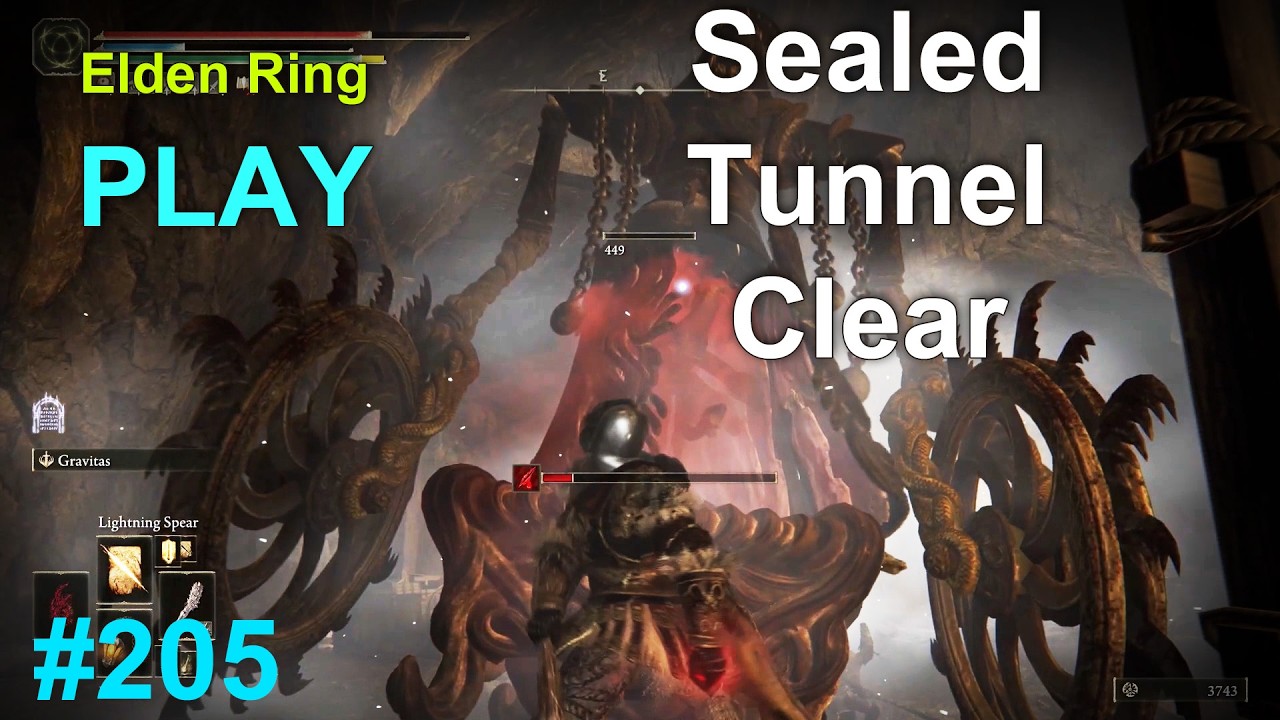 Elden Ring Sealed Tunnel Clear 100% Onyx Lord BOSS Part 205
