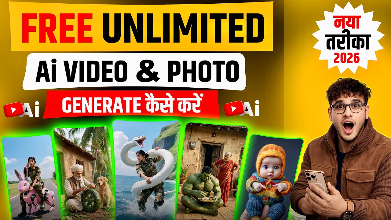 unlimited ai video generator free | ai video kaise banaye | unlimited ai image generator free