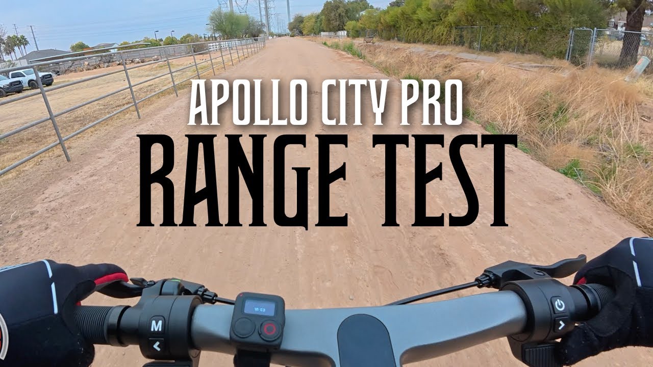Got RANGE anxiety? Apollo City Pro 2024 Electric Scooter RANGE TEST