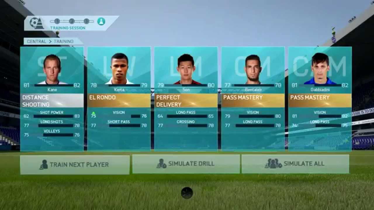 FIFA 16 Training Tutorial - Distance Shooting, El Rondo, Perfect Delivery & Pass Mastery