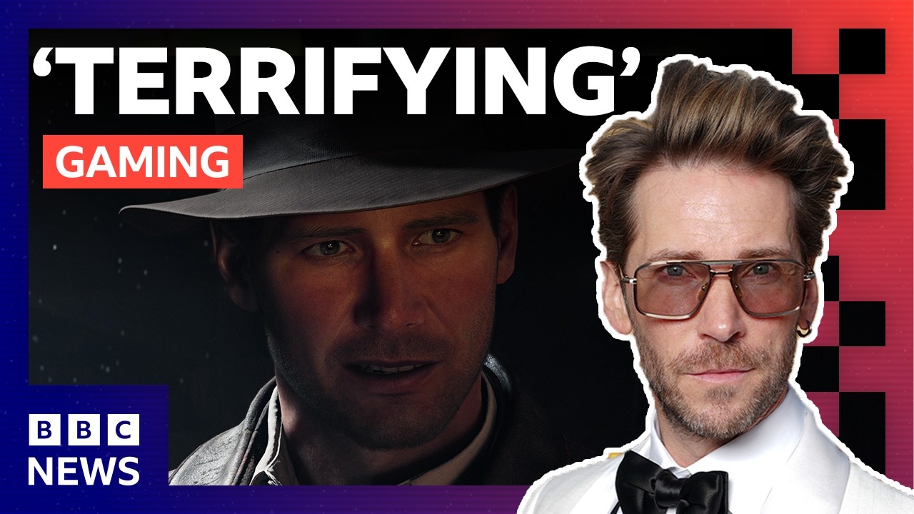 Troy Baker on becoming Indiana Jones | BBC News