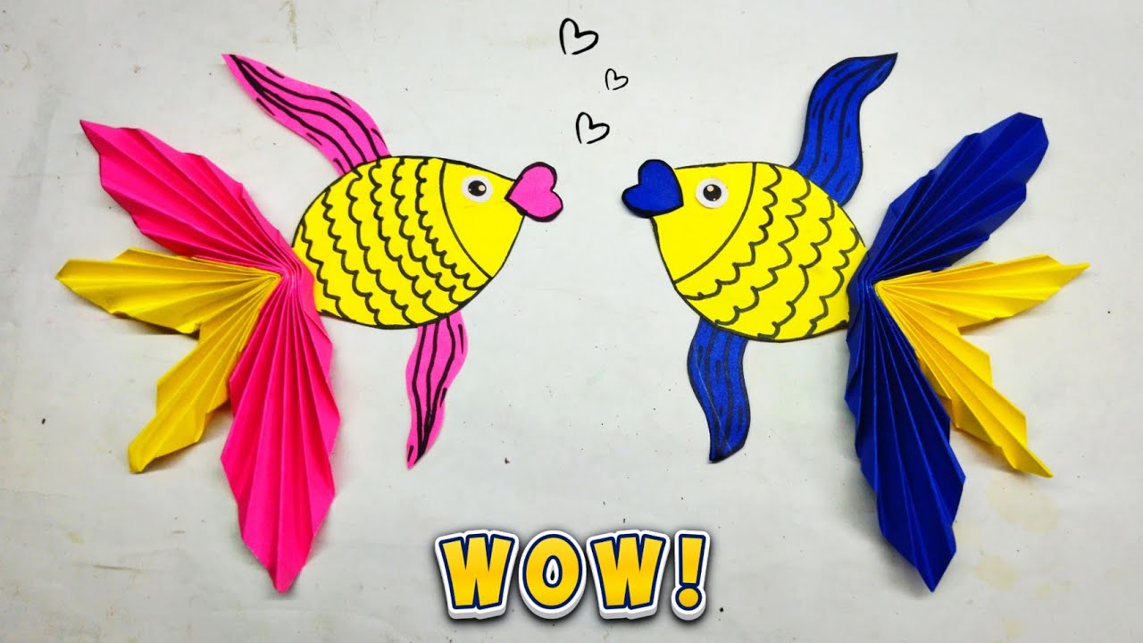 Paper FISH Making | Paper Craft New Idea
