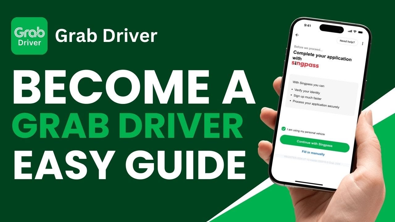 How to Become a Grab Driver | Register as Grab Driver !