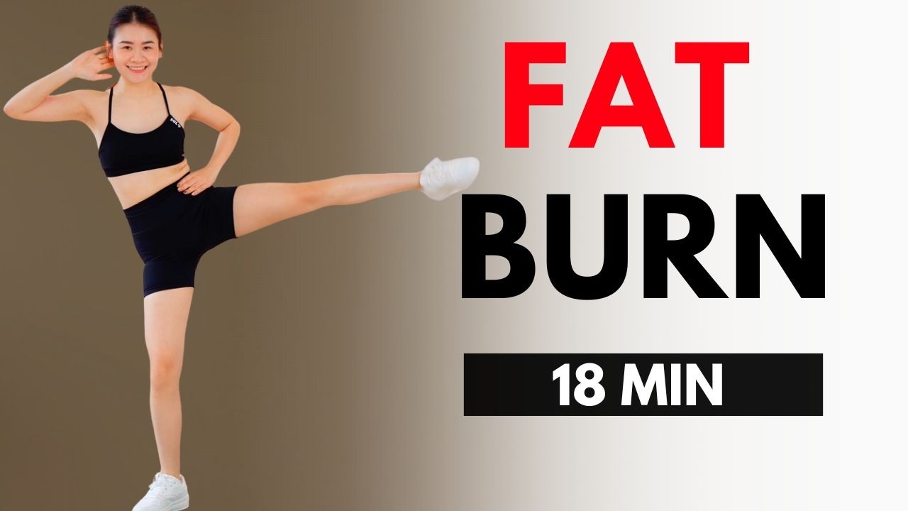 15 Min Cardio Abs Workout – All Standing | Lose Belly Fat, No Jumping, No Repeat, No Equipment