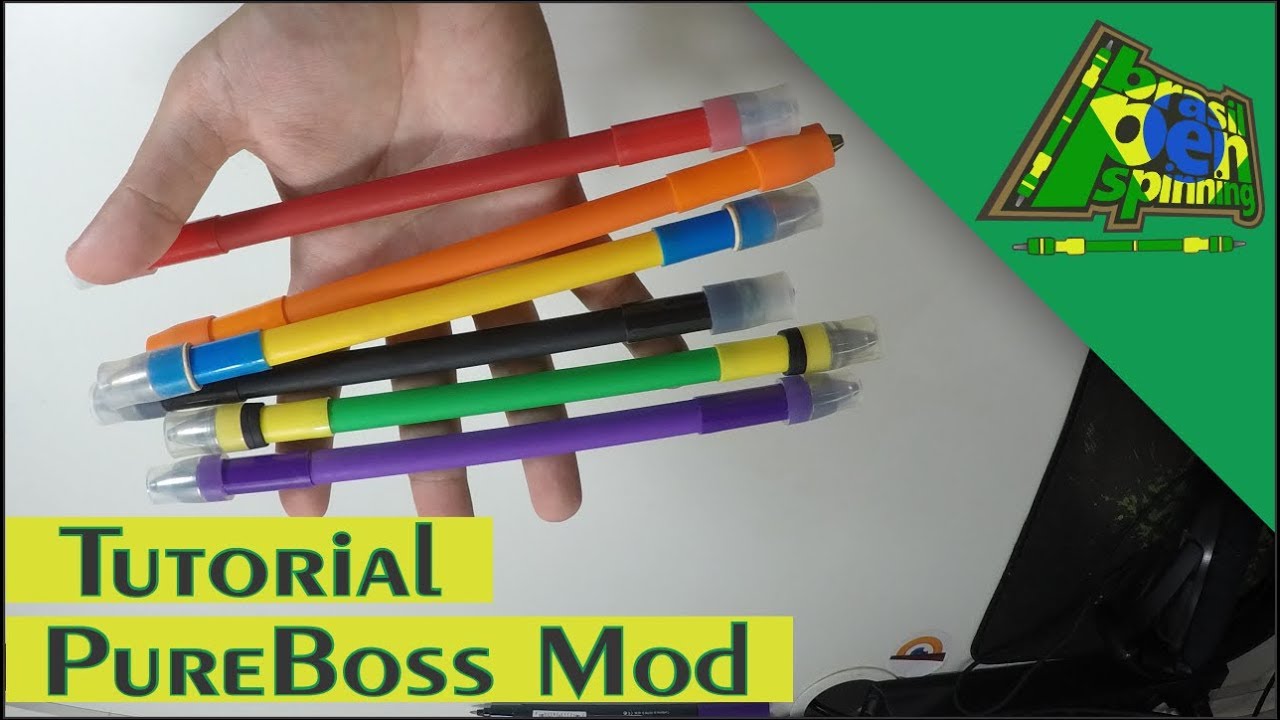 Pure Boss - Tutorial, Descrição, Dados, Review e Combo! Pen Spinning Brasil - Girar caneta