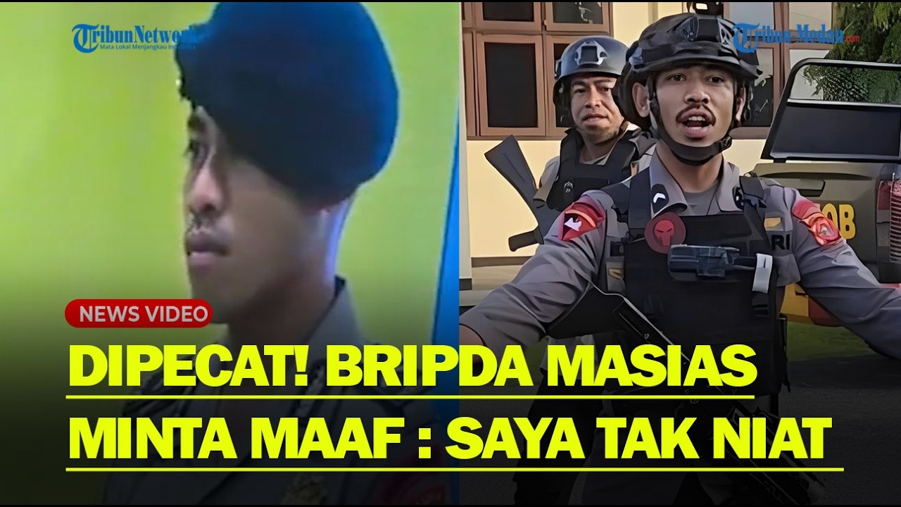 DIPECAT DARI Polri, Bripda MS Minta Maaf ke Keluarga Korban, Ngaku Tak Aad Niat Habisi Nyawa