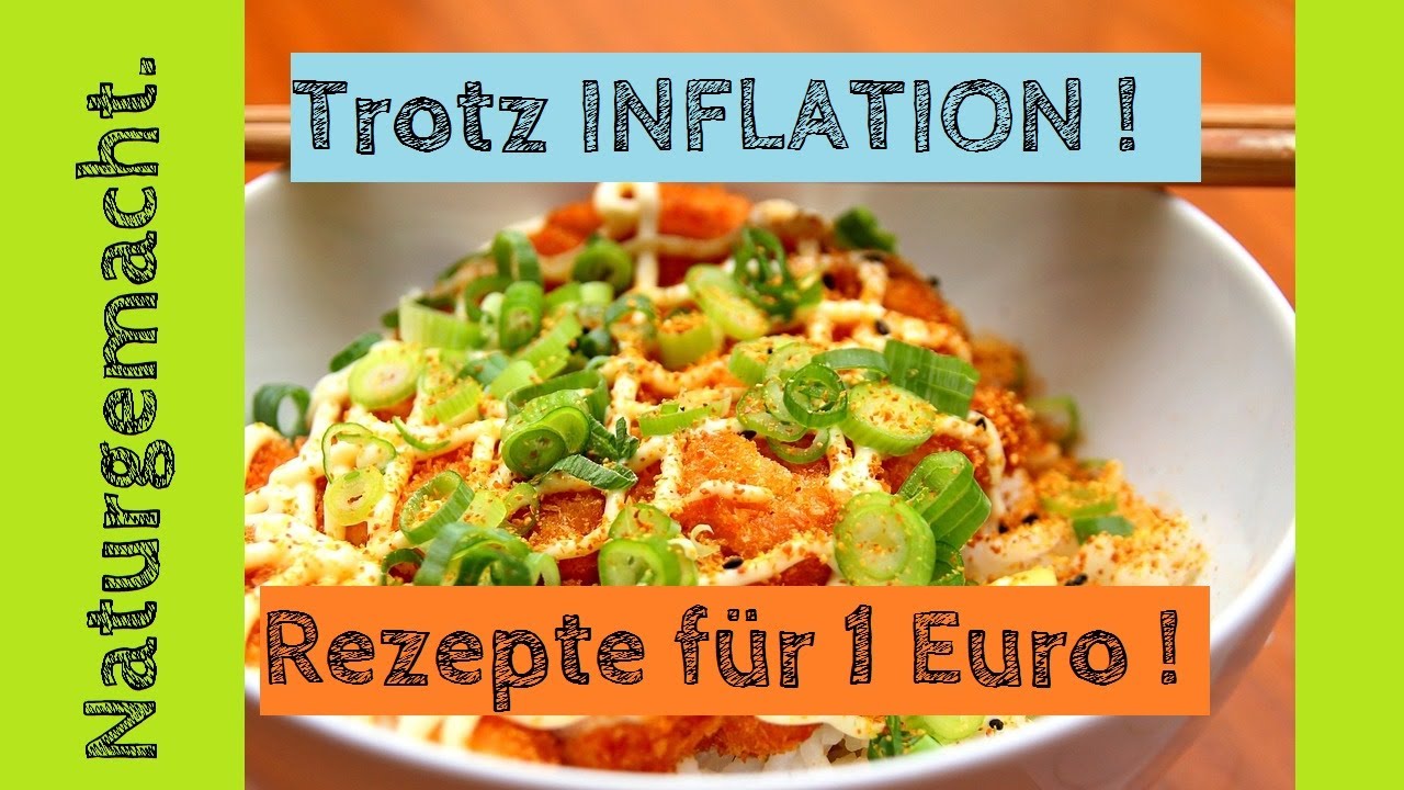 Trotz Inflation! 1 Euro Rezepte - Mahlzeiten für 1 Euro! #Rezepte #inflation  #günstig