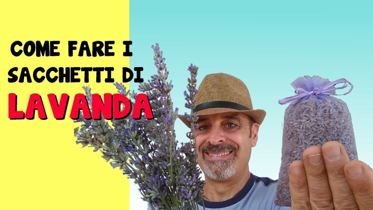 COME SECCARE LA LAVANDA E FARNE DEI SACCHETTI PROFUMATI ANTITARMICI
