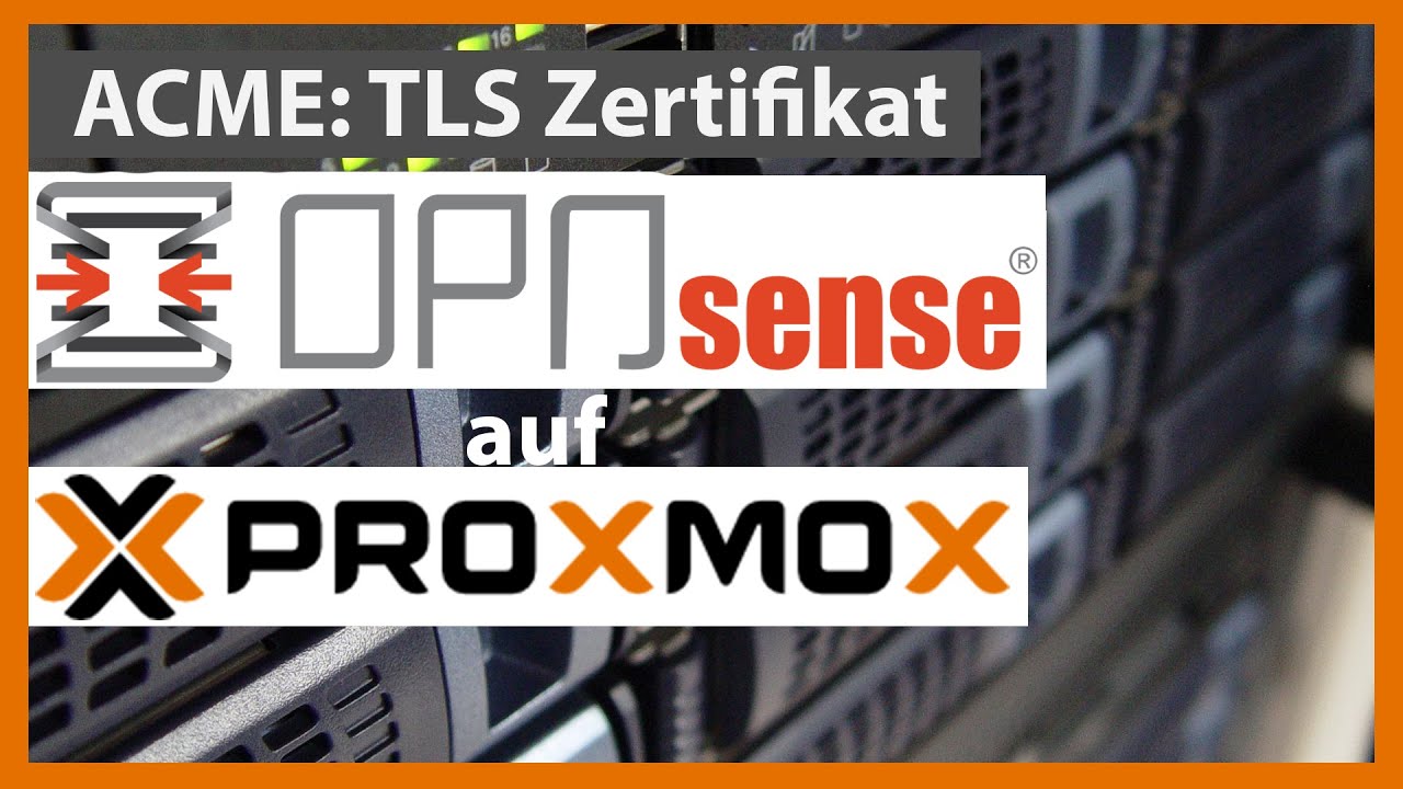 OpnSense: TLS Zertifikat via ACME.sh [Hetzner Server]