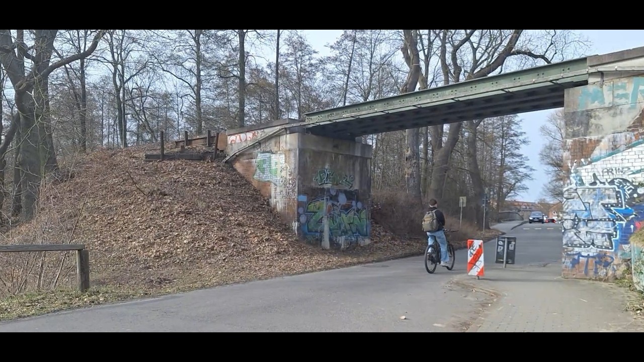 08 03 2026 Lüneburg Von Bahnhof Lüneburg nach Friedenspfad Station 8   Güterbahnhof