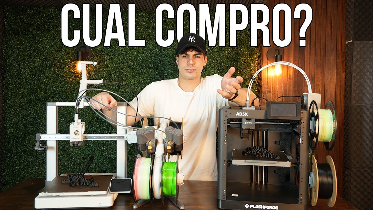 FLASHFORGE AD5X VS BAMBULAB A1 COMBO - Cual es mejor?