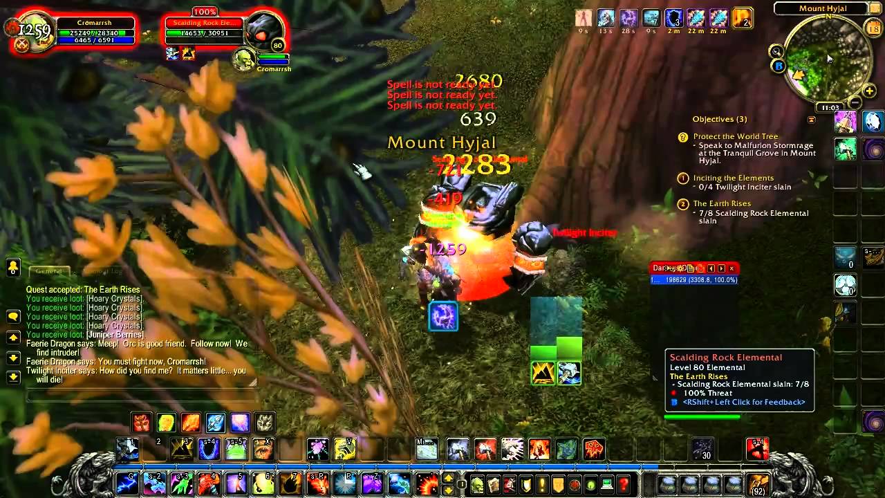 ▶ World of Warcraft - Hyjal quests! (uncensored) - TGN.TV