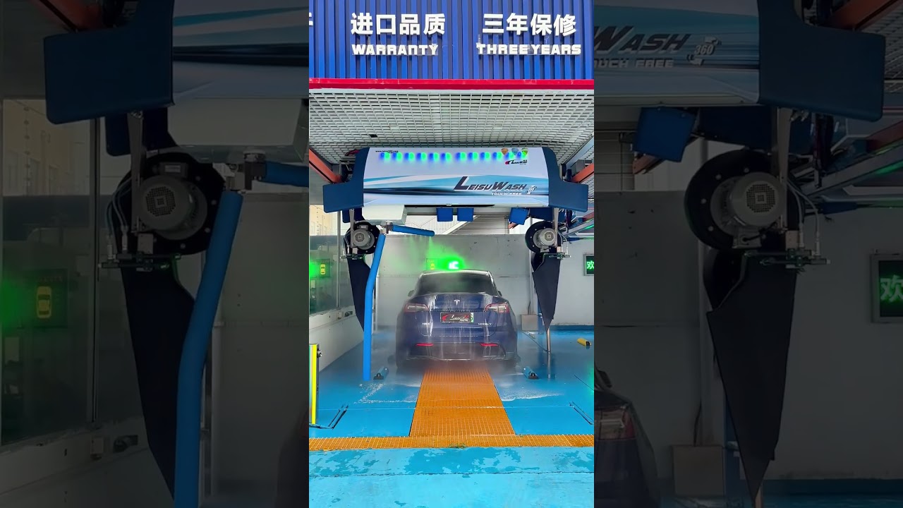 shipping news: one set Leisuwash 360 model touchless car wash machine was shipped to Australia