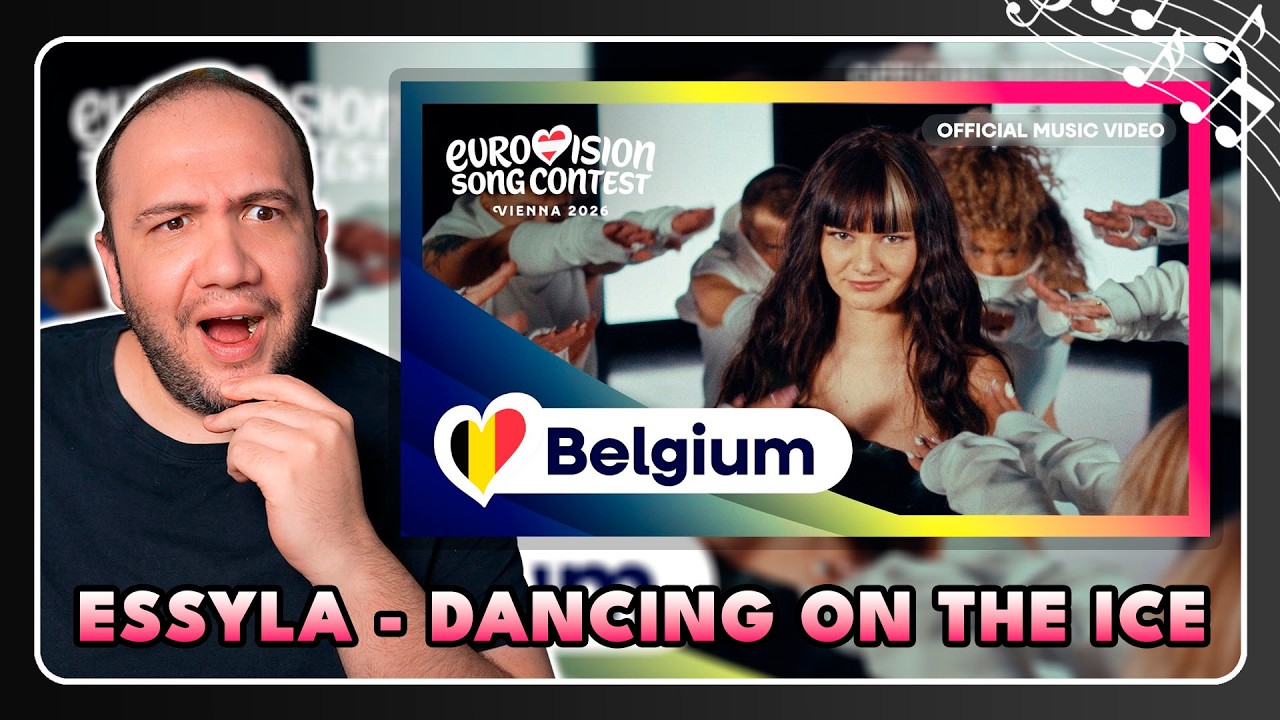 ESSYLA - Dancing on the Ice | Belgium 🇧🇪 Official Music Video | #Eurovision2026 TEACHER PAUL REACTS