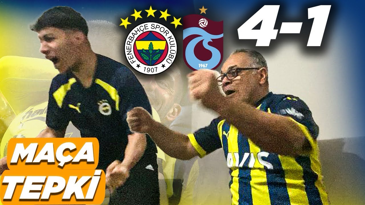 FANATİK FENERBAHÇELİLER FENERBAHÇE - TRABZONSPOR MAÇINI İZLERSE - TEPKİ VİDEOSU