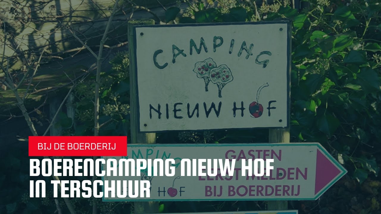 Neventak boerencamping Nieuw Hof in Terschuur - Bij de boerderij