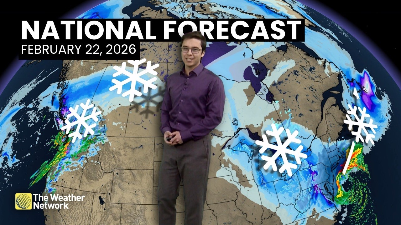 Национальный прогноз погоды Канады — 22 февраля 2026 г. | #погода