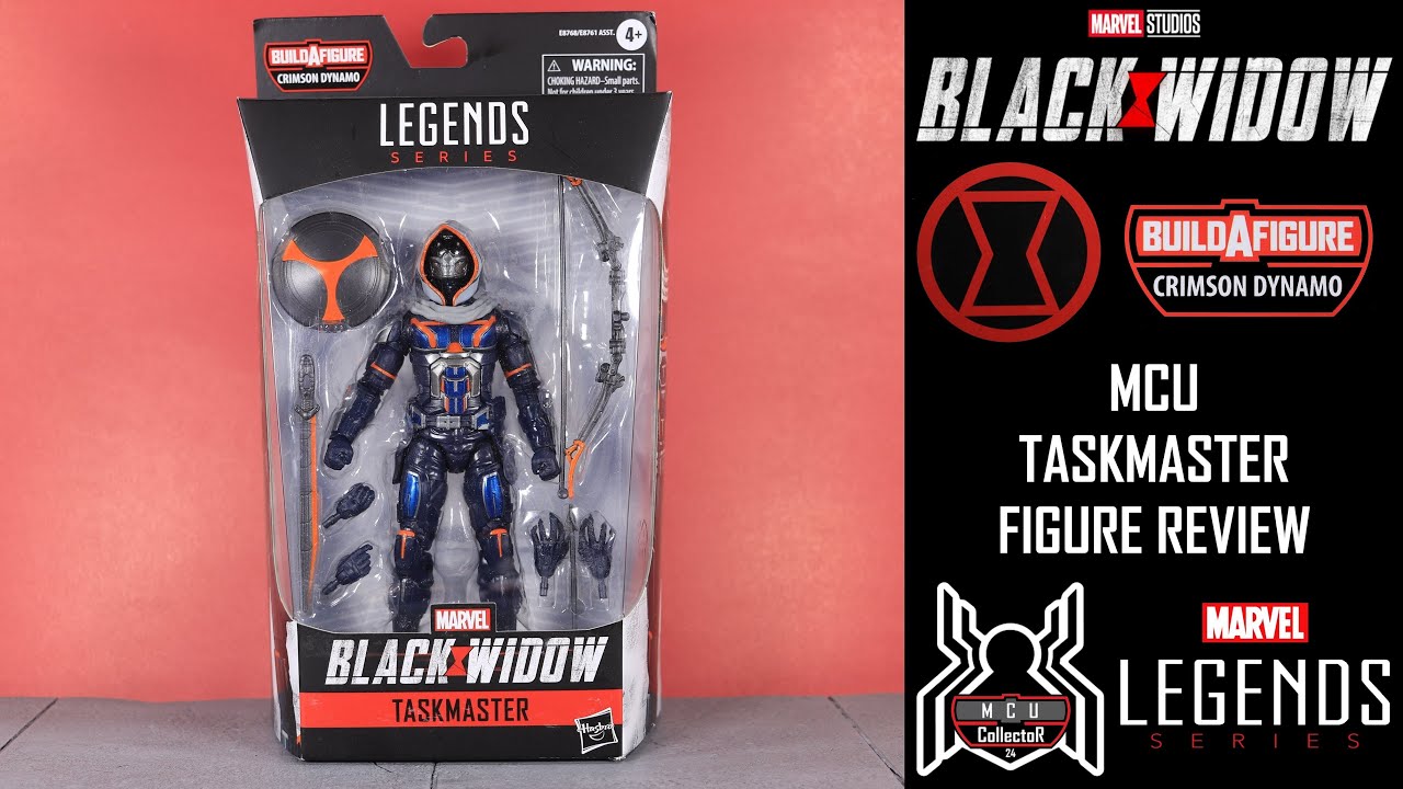 Marvel Legends TASKMASTER Black Widow Crimson Dynamo BAF Wave Movie Figure Review