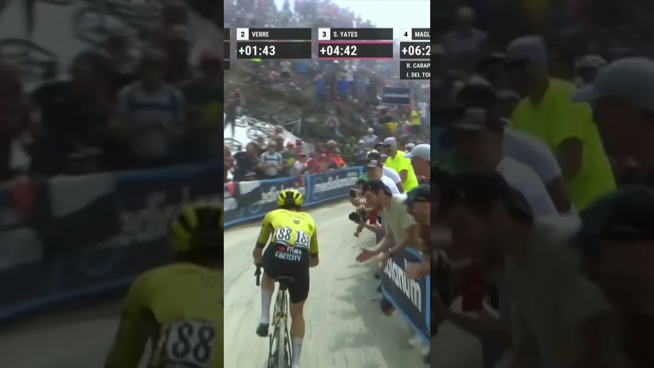 YATES RIDING FOR REDEMPTION! 👏Yates into virtual pink & lays demons to rest on Colle delle Finestre!