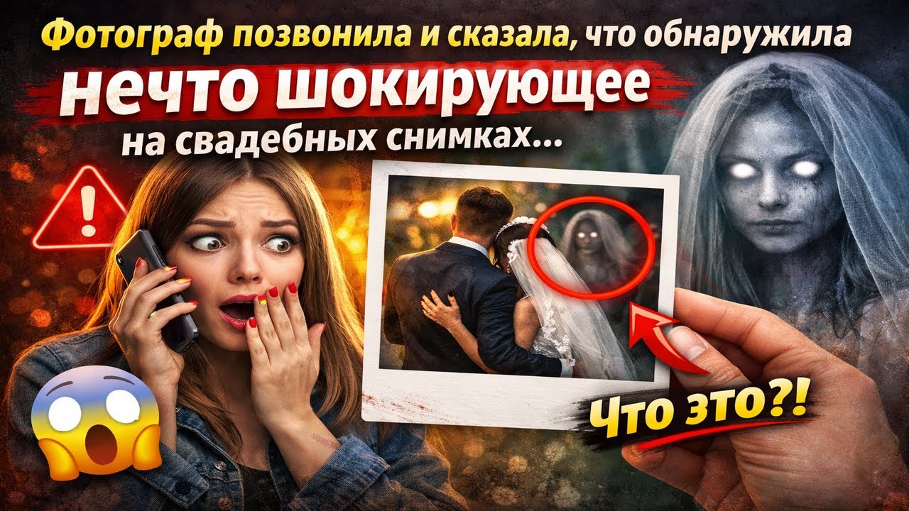 ФОТОГРАФ ПОЗВОНИЛА И СКАЗАЛА, ЧТО ОБНАРУЖИЛА НЕЧТО ШОКИРУЮЩЕЕ НА СВАДЕБНЫХ СНИМКАХ