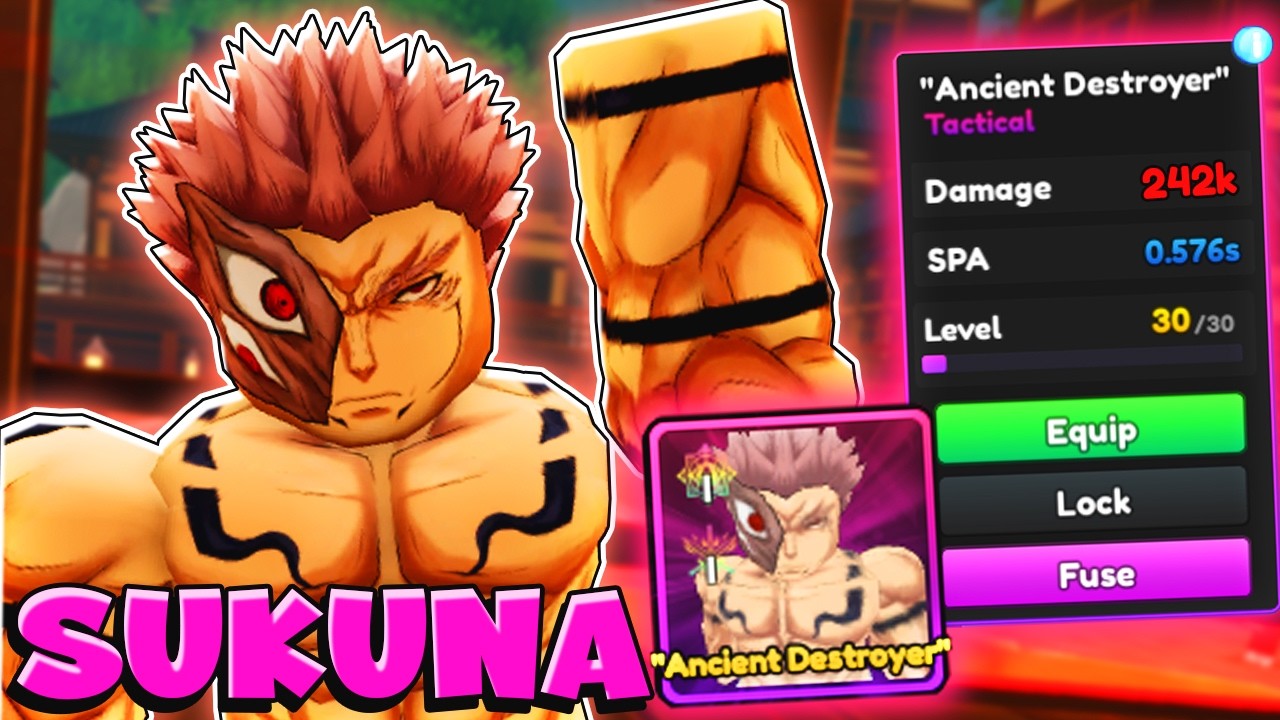 Fiz a UPDATE inteira em poucas horas e ainda peguei o NOVO SUKUNA no Anime Tactical !!