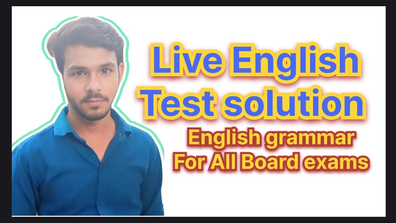 Live English Test Solution For All Exams 2026 ll English grammar Test 10/ 10 ll All IN ONE 2.0 ll