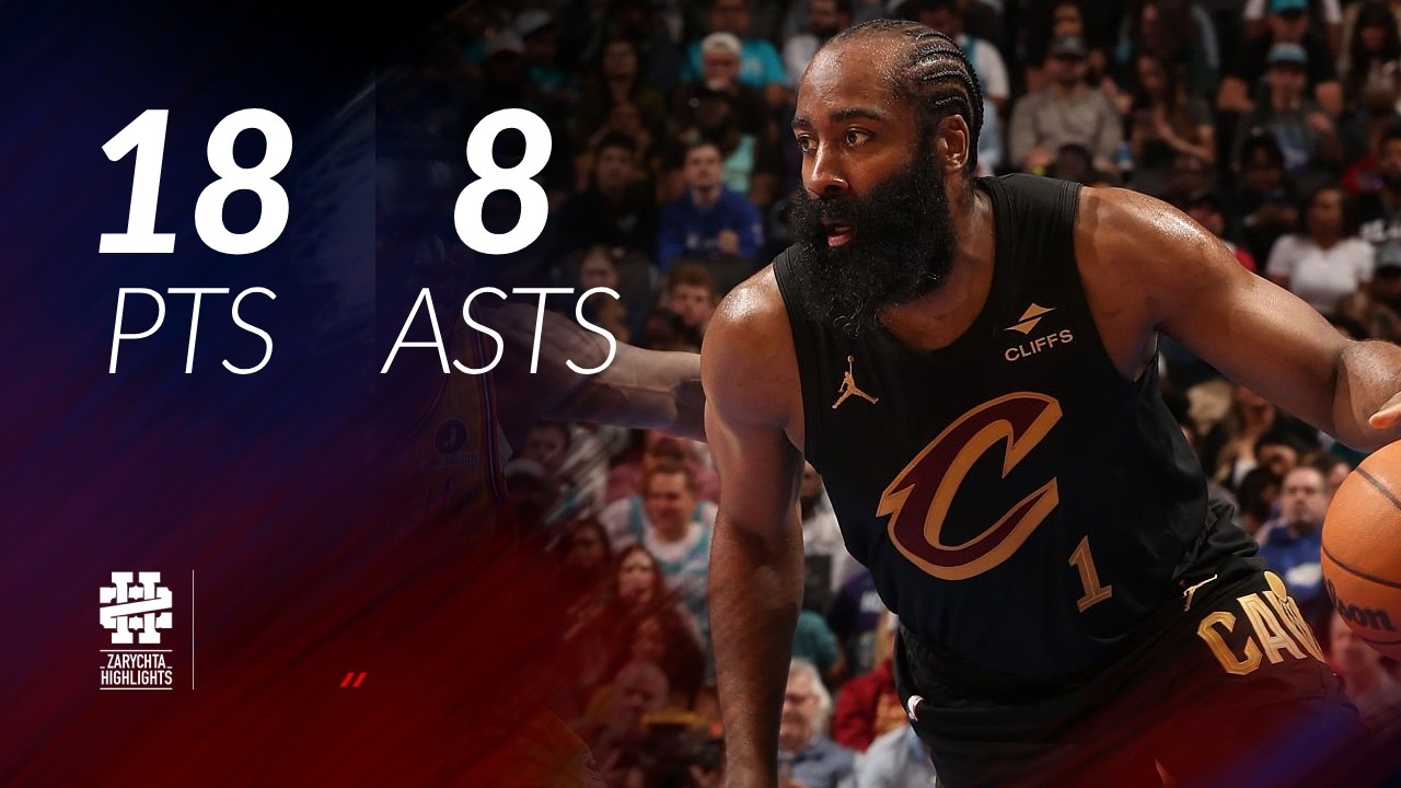 James Harden 18 pts 8 asts vs Hornets 25/26 season