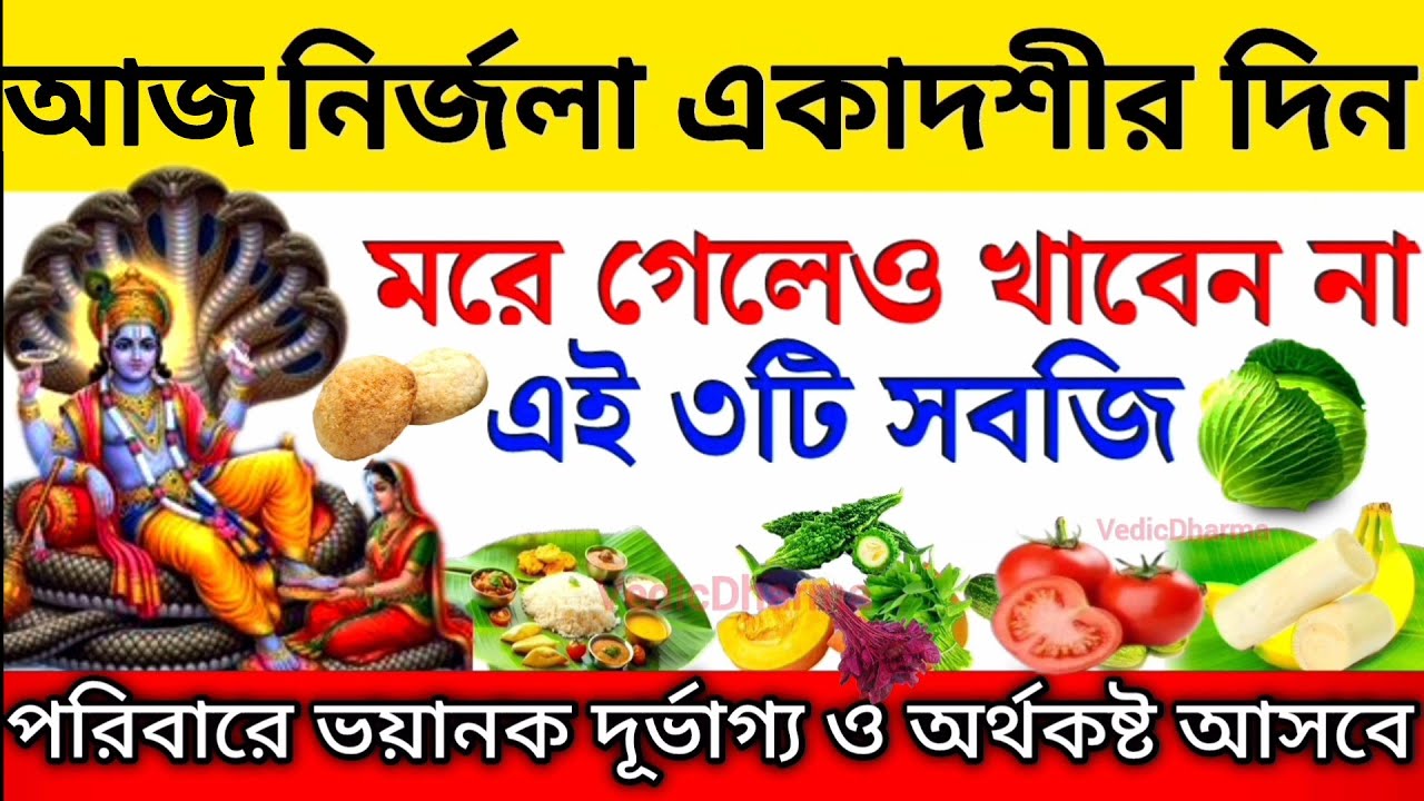 ভৈমী একাদশীর বিশেষ দিন ভুলেও খাবেন না এই ৩টি সবজি || সারা বছর দুর্ভাগ্য ও অর্থকষ্টে ভুগতে হবে 🌺