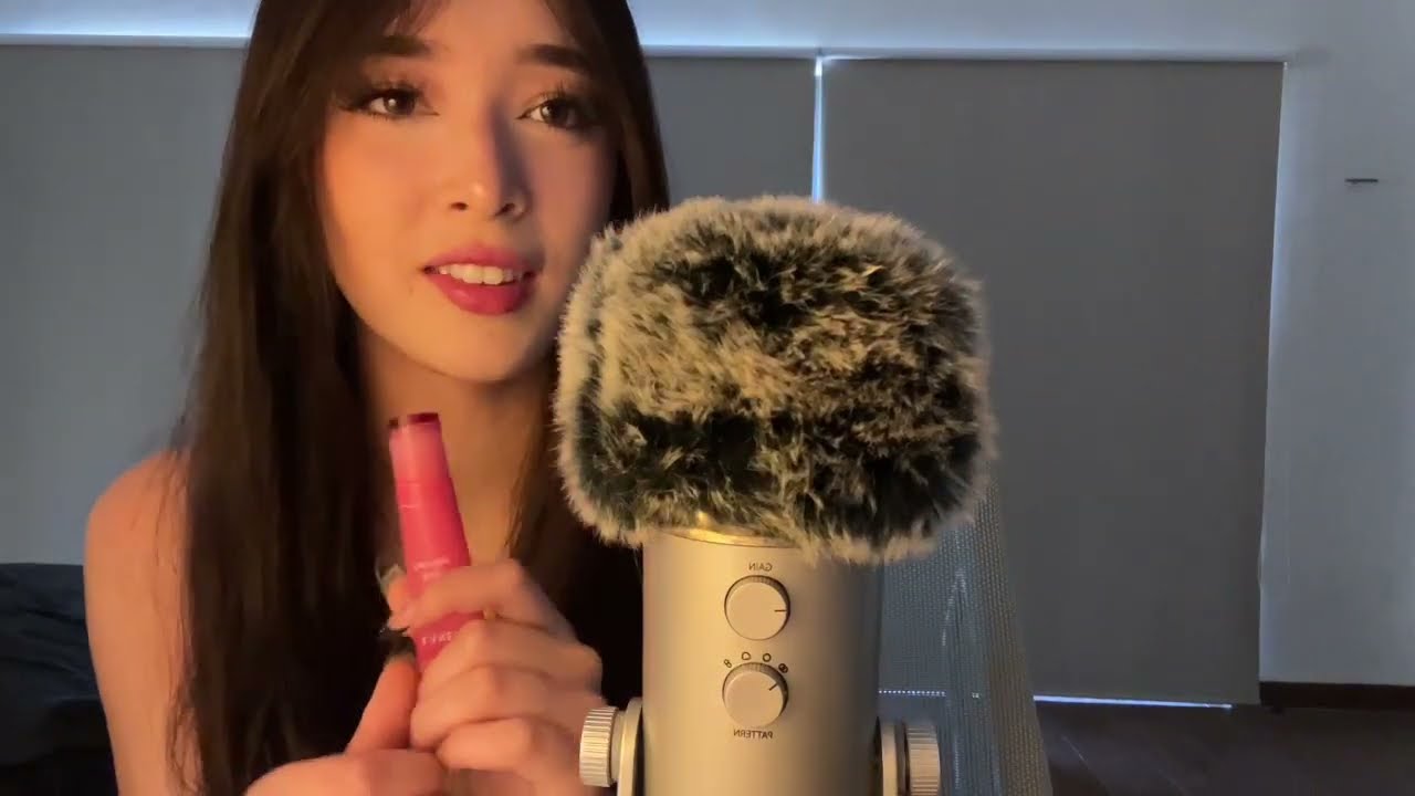 ASMR - gum chewing and super up close whispers pt. 2