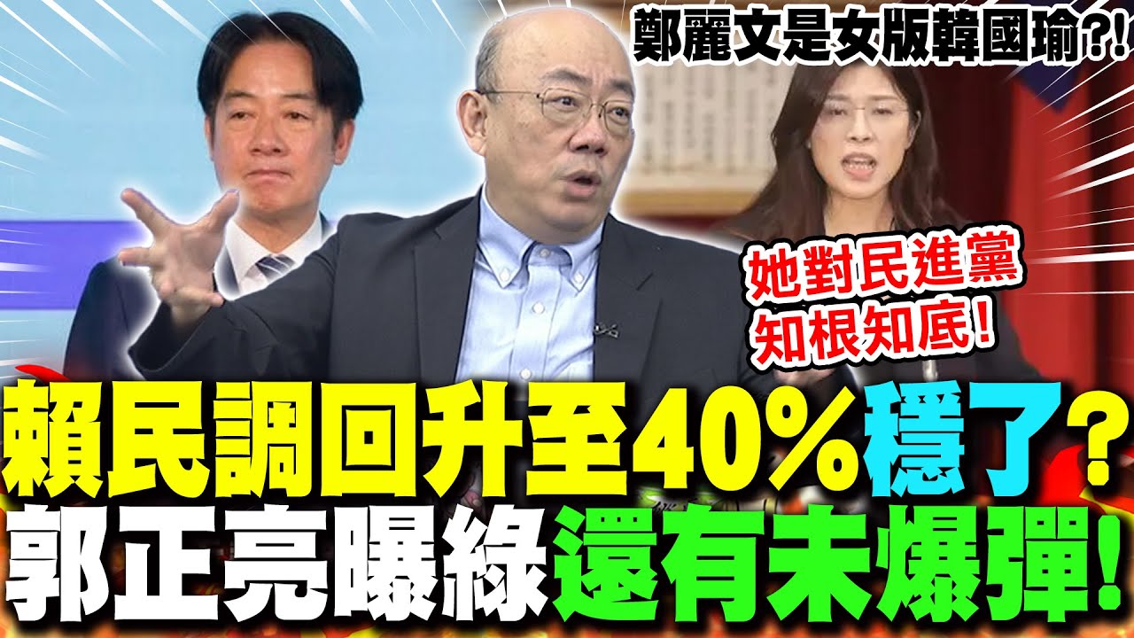 賴清德民調回到40%