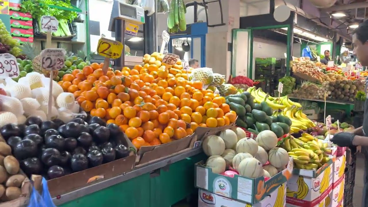 Прогулка по Риму (рынок Эскилино) 22 апреля 2023 г. [4K HDR]