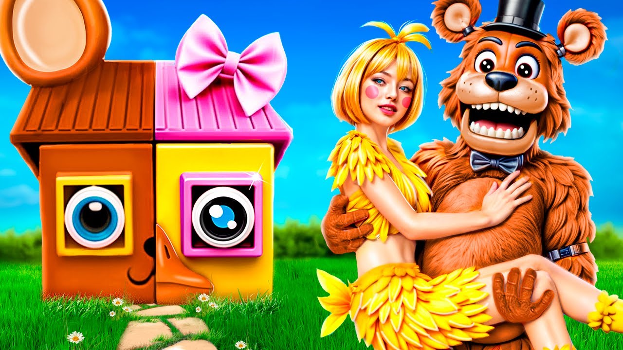 Мы построили крошечный домик для Freddy Fazbear! Пять ночей с Фредди в реальной жизни!